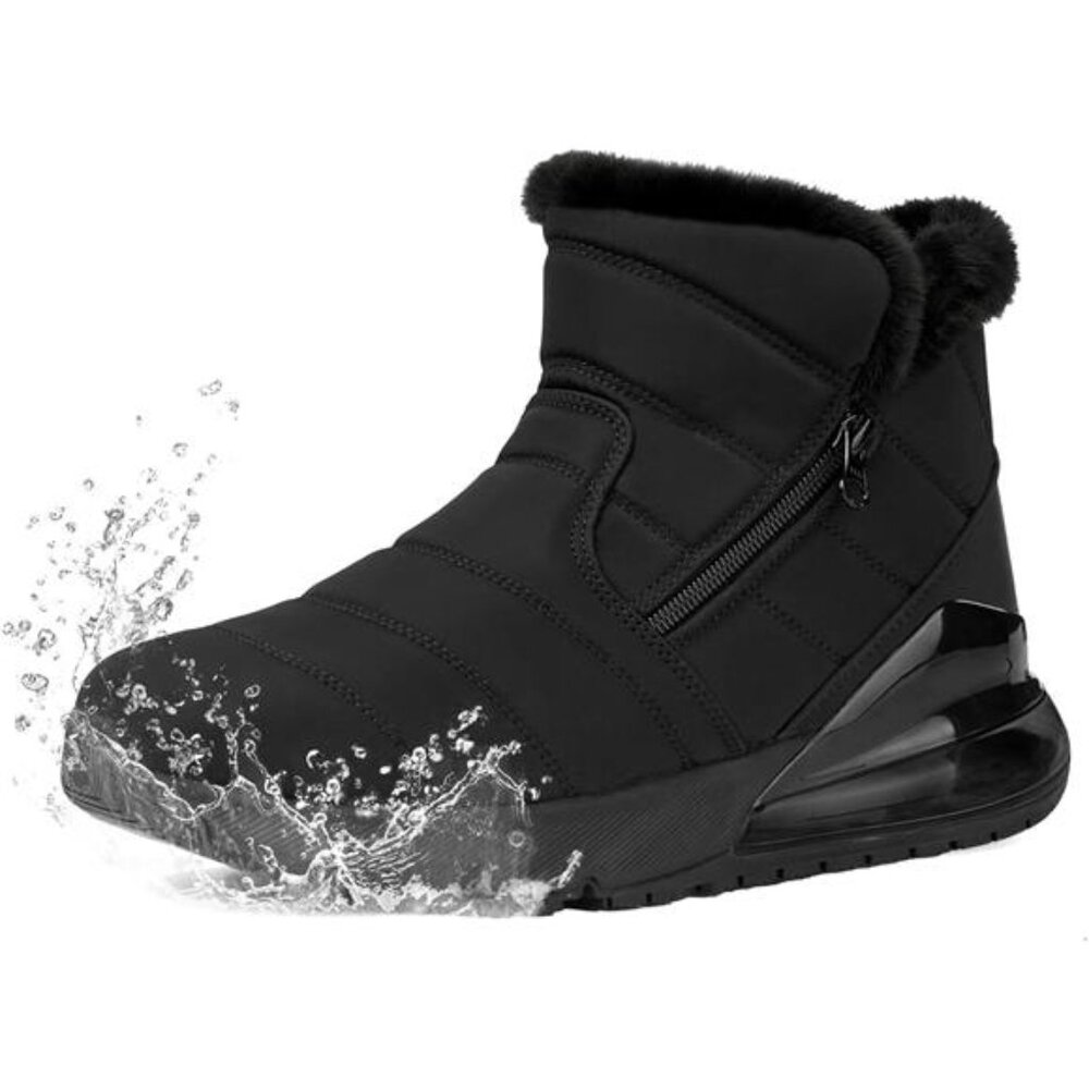 Women's Winter Snow Boots Waterproof Warm Fur Lined Ankle Boots